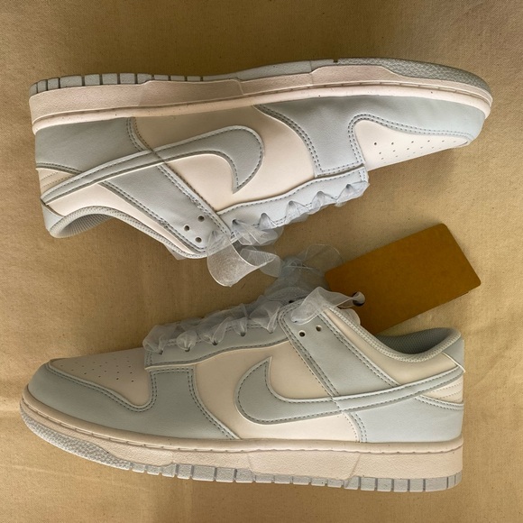 NwT Nike Dunk Low Next Nature White and Light Blue Tint  Casual Sneakers 11.5 W - Picture 11 of 14